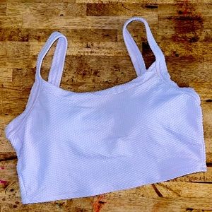 Aerie texture bathing suit top